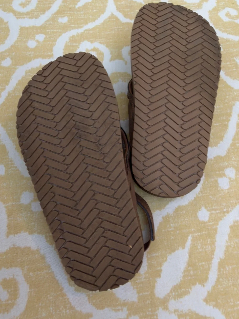 Kids Brown Slingback Thong Sandals - Comfortable Everyday Wear